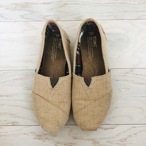 TOMS BURLAP SHOES